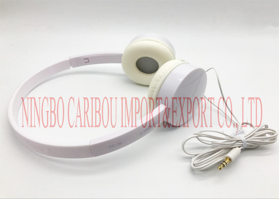 Witte Kleuren Vouwbare Stereohoofdtelefoons Lichtgewicht voor het Comfortabele Dragen